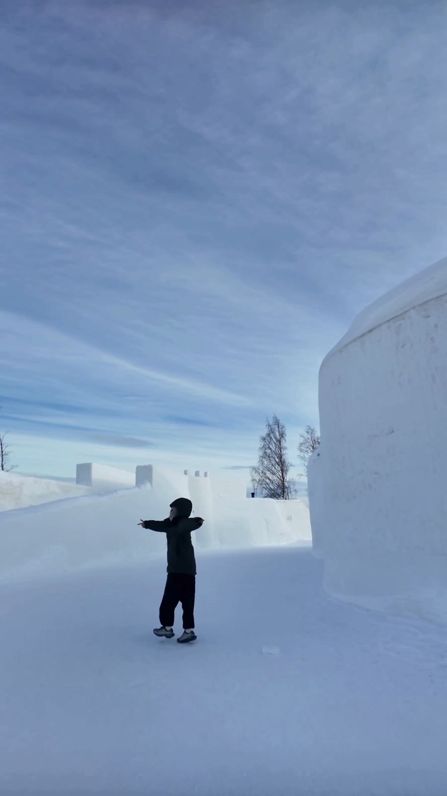 บรรยากาศหิมะใน Finland